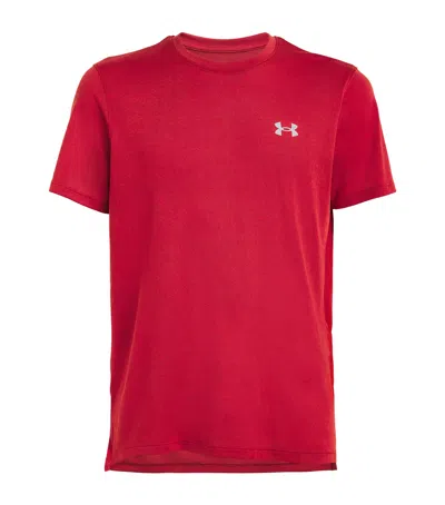 Under Armour Launch Camo T-shirt In Burgundy