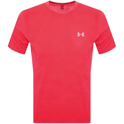 Under Armour Launch Camo T Shirt Red
