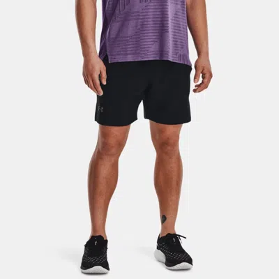 Under Armour Launch Elite Logo-print Shorts In Black