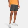 Under Armour Short  Launch Elite 18 Cm Pour Homme Castlerock In Gray