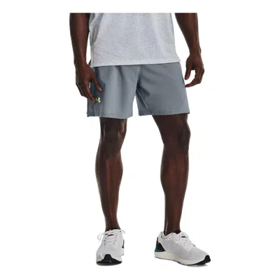 Under Armour Launch Pro 7 Htr Shorts 'blue' In Gray