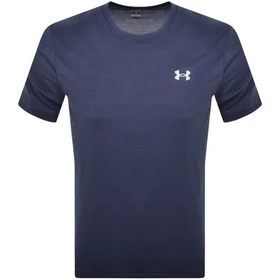 Under Armour Launch T Shirt Navy In Blue
