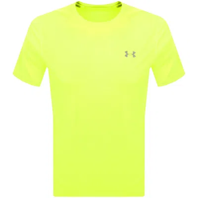 Under Armour Launch T Shirt Yellow