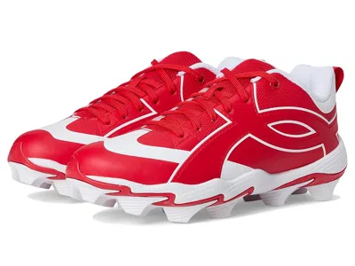 Under Armour Leadoff Icon Low Rm Jr. Baseball Cleats (toddler/little Kid/big Kid) Boys Shoes Red/red/white : 5 Bi