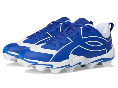 Under Armour Leadoff Icon Low Rm Jr. Baseball Cleats (toddler/little Kid/big Kid) Boys Shoes Royal/royal/black :  In Blue
