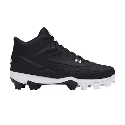 Pre-owned Under Armour Leadoff Mid Rm 3.0 Jr 'black White' | Kid's Size 1