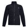 Under Armour Legacy Sherpa Sports Jacket 'black' In Blue