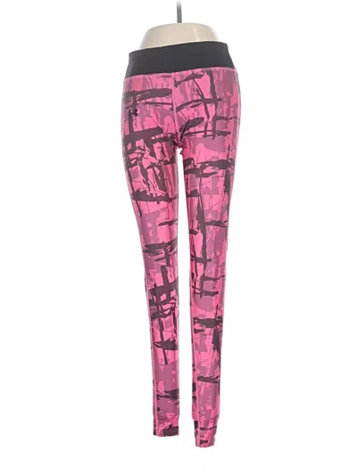 Pre-owned Under Armour Leggings In Pink