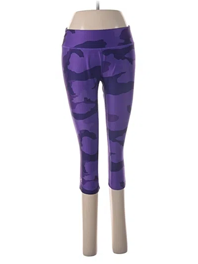 Pre-owned Under Armour Leggings In Purple