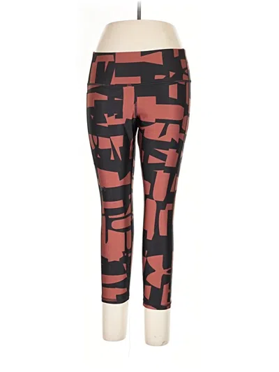 Pre-owned Under Armour Leggings In Red