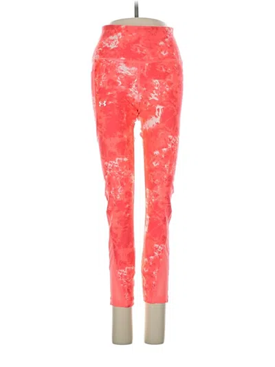 Pre-owned Under Armour Leggings In Red