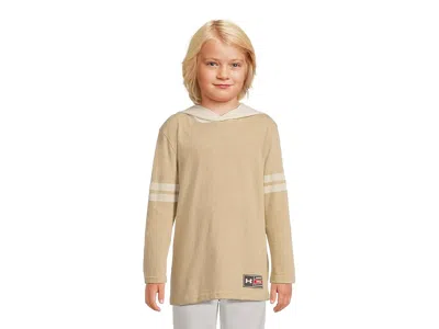 Under Armour Lifestyle Hoodie (little Kid) Boy's Workout Field Khaki : 5 Little Kid, Cotton/polyester In Brown