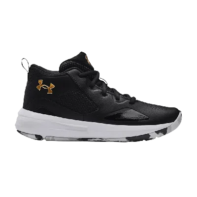 Pre-owned Under Armour Lockdown 5 Gs 'black Metallic Gold'