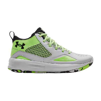 Pre-owned Under Armour Lockdown 5 'halo Grey Quirky Lime'