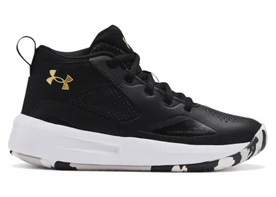 Pre-owned Under Armour Lockdown 5 Sneakers In Black/metallic Gold/white In Multi