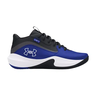 Pre-owned Under Armour Lockdown 7 Gs 'royal Black' | Blue | Kid's Size 7