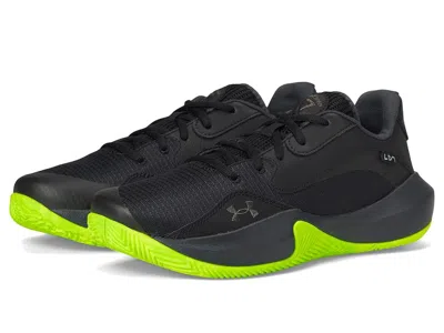 Under Armour Lockdown 7 Low Basketball Shoes Black/black/metallic Black :