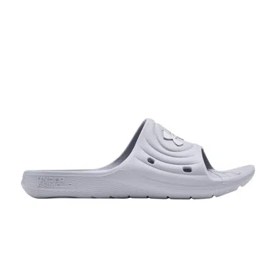 Pre-owned Under Armour Locker 4 Slide Gs 'mod Grey' | Kid's Size 1 In Gray