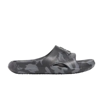 Pre-owned Under Armour Locker 5 Slide Gs 'castlerock Camo' | Grey | Kid's Size 4