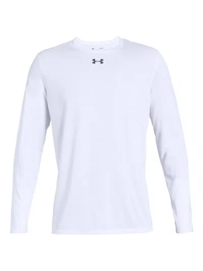 Under Armour Logo At The Chest Performance Top In White