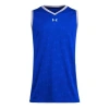 Under Armour Logo Basketball Jersey 'blue White'
