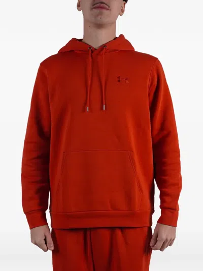 Under Armour Logo-detail Hoodie In Red