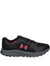 Under Armour Logo-detail Lace-up Sneakers In Black
