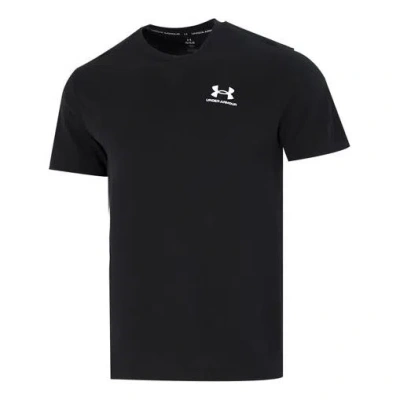 Under Armour Logo Embroidered Heavyweight Short Sleeve T-shirt 'black White'