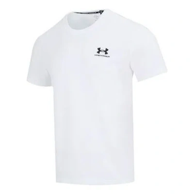 Under Armour Logo Embroidered Heavyweight Short Sleeve T-shirt 'white'