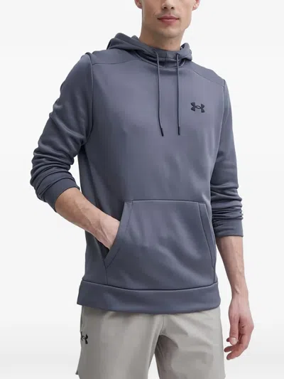 Under Armour Logo Hoodie In Gray