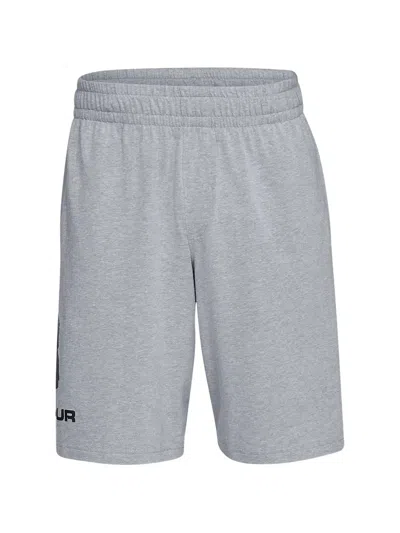 Under Armour Logo-print Shorts In Gray