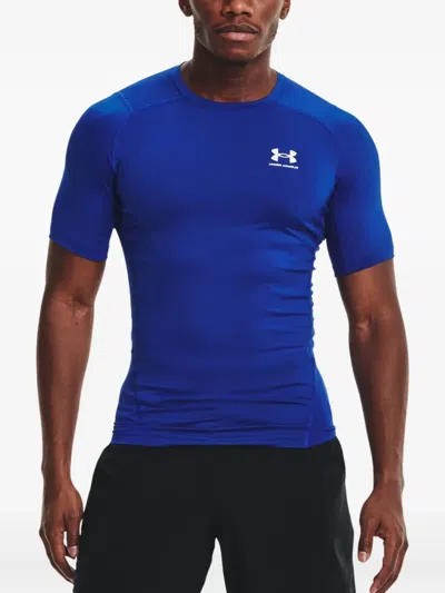 Under Armour Logo-print T-shirt In Blue