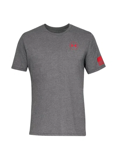Under Armour Logo-print T-shirt In Gray