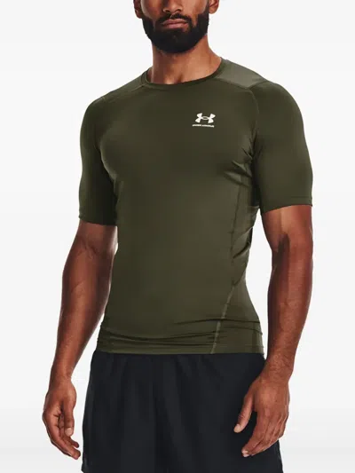 Under Armour Logo-print T-shirt In Green