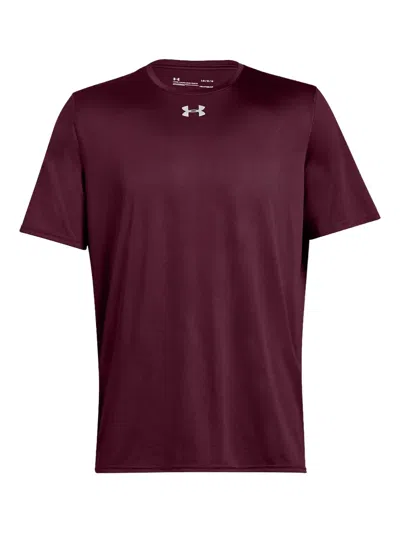 Under Armour Logo-print T-shirt In Purple