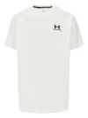Under Armour Loose Fit T-shirt With Logo Embroidery In White