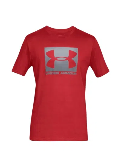Under Armour Logo Short-sleeve T-shirt In Red