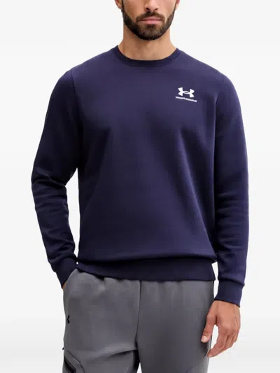 Under Armour Logo Sweatshirt In Blue