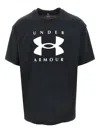 Under Armour Loose Fit T-shirt With Logo Print In Blue