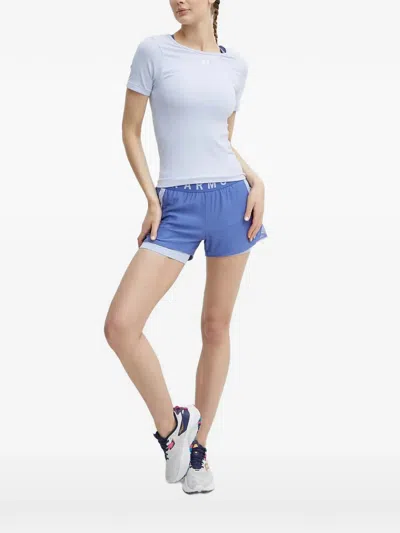 Under Armour Logo T-shirt In Purple