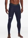 Under Armour Logo-waistband Leggings In Blue