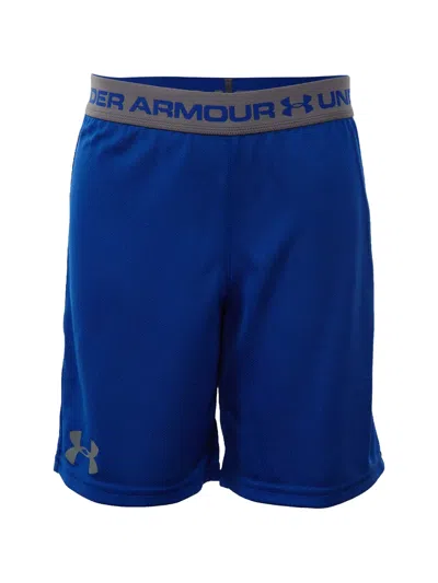 Under Armour Logo-print Shorts In Blue