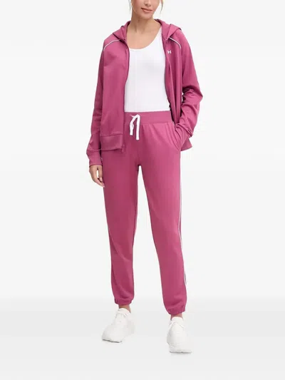 Under Armour Logo-print Tracksuit In Pink
