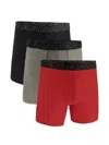 Under Armour 3-pack Performance Tech Solid 6 Boxer Briefs In Multi
