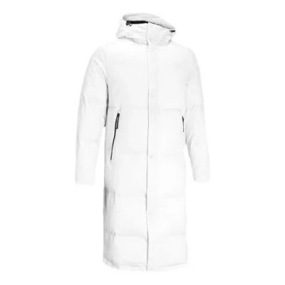 Under Armour Long Bench Fleece Down Jacket 'white'