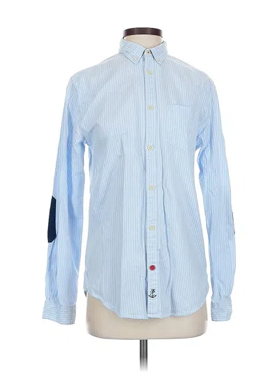 Pre-owned Under Armour Long Sleeve Button Down Shirt In Blue