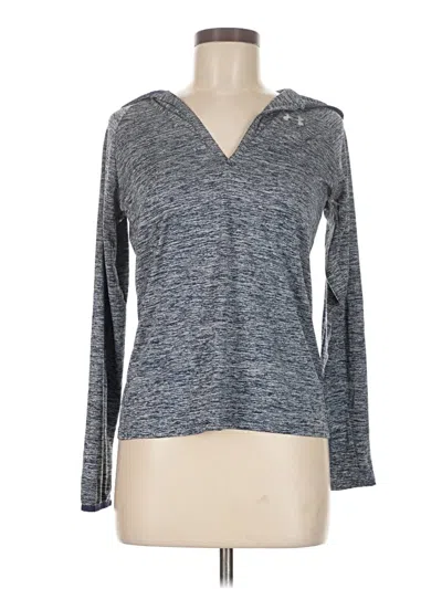 Pre-owned Under Armour Long Sleeve Henley Shirt In Gray