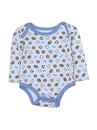 Pre-owned Under Armour Babies' Long Sleeve Onesie In Blue