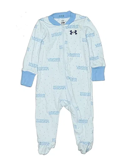 Pre-owned Under Armour Babies' Long Sleeve Onesie In Blue