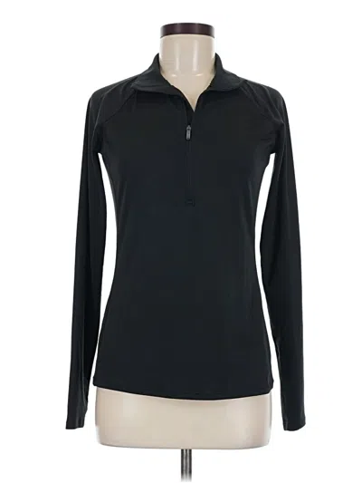 Pre-owned Under Armour Long Sleeve Polo Shirt In Black